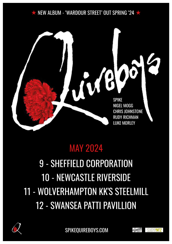 Quireboys tour poster