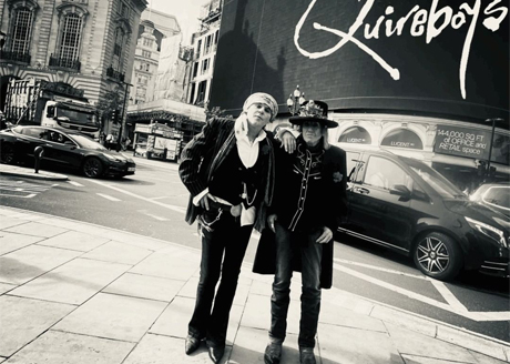 Spike and Guy Bailey Piccadilly Circus