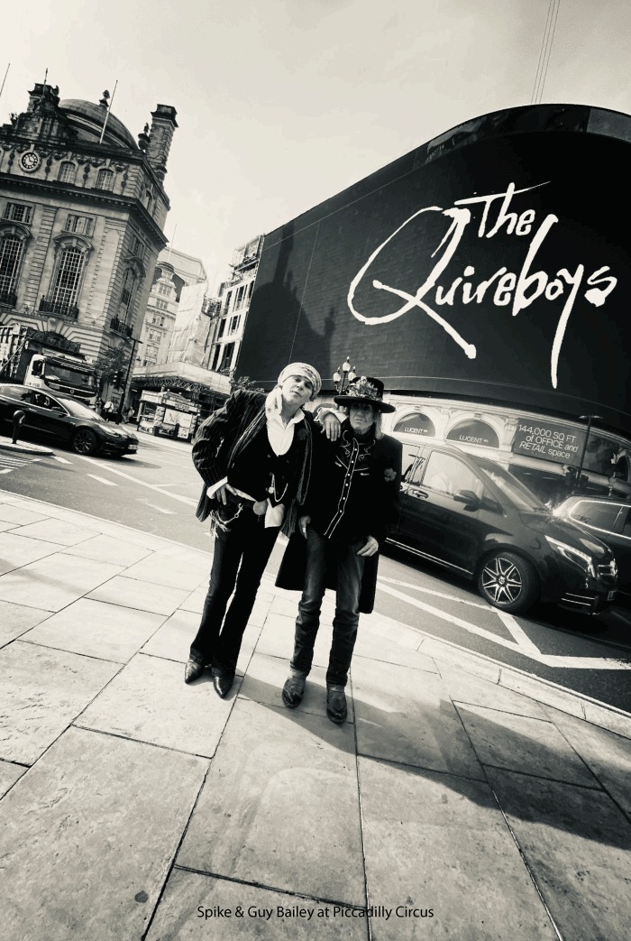 Spike and Guy Bailey, founders of the Quireboys